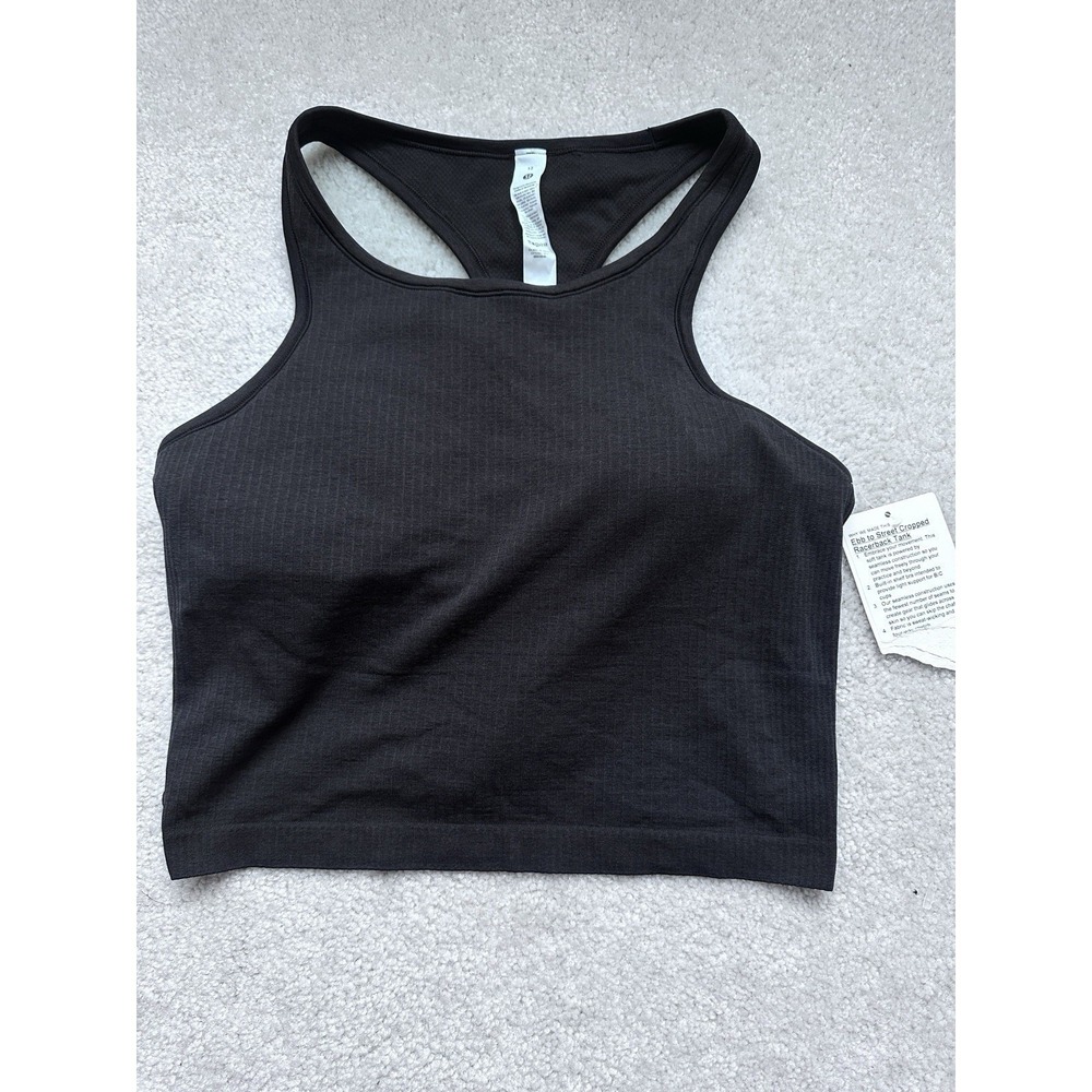 NWT Lululemon Trapeze Twist Tank - Ebb To Street Cropped Racerback Tank Size 12 - Picture 2 of 9